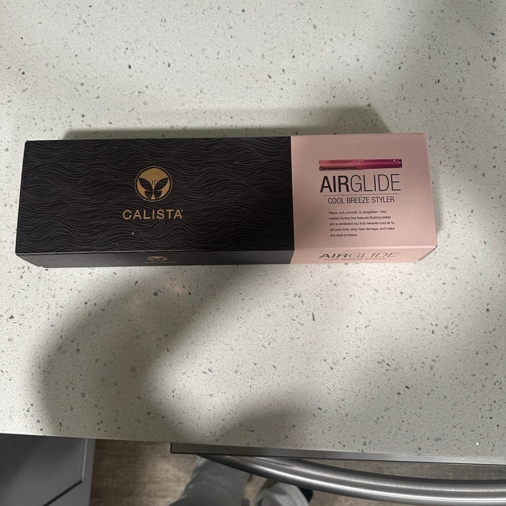 Calista AirGlide Cool Breeze Styler - Black and Pink